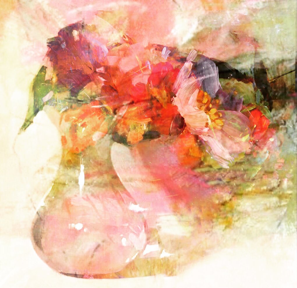 Bloom, Dissolving — a work by ALMA, Watercolour & gesture on paper